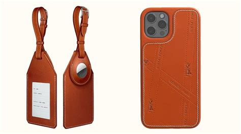 hermes apple phone case|hermes air tags collab.